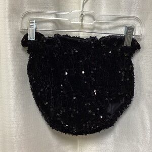 Elegant Black Sequin Baby Formal Bottoms